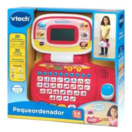 V-Tech Ordenador Infantil Rosa 80-155457 con Ratón Direccional, Teclado ABC y 20 Actividades de Aprendizaje para Niños a Partir de 3 Años en Español