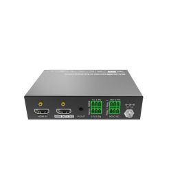 Vivolink Emulador y controlador EDID HDMI en línea 4K para control automático de sala de reuniones, CEC, RS-232, IR. Reuniones simplificadas.