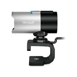 Microsoft LifeCam Studio - Cámara Web Full HD 1080p, 2 MP, 1920 x 1080 Pixeles, 30 fps, Micrófono Incorporado, USB 2.0, Negro/Plata