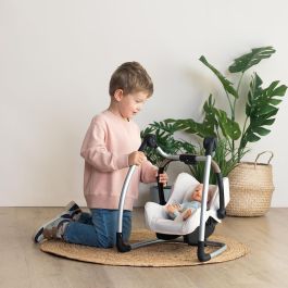 Smoby SMO3032162402450 Maxi-Cosi 3 en 1 Silla de Coche + Trona para Muñecas - Color Beige - A partir de 3 Años