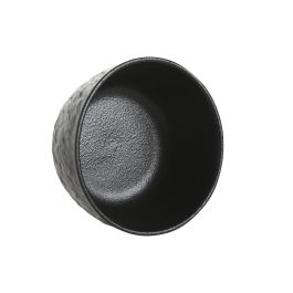 DKD Home Decor Bol Horeca Negro de Porcelana 11.5x11.5x6 cm - Set de 6 Unidades - Apto Microondas y Lavavajillas