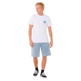 Camiseta de Manga Corta Hombre Rip Curl Passage Tee Blanco 15-16 Años