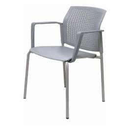 Silla de Recepción Sege Piqueras y Crespo 4349PTGI40 Gris