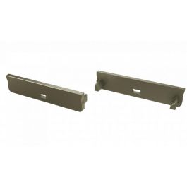 Tapón Final Perfil Tipo SOLIS Plástico Negro Con Agujero