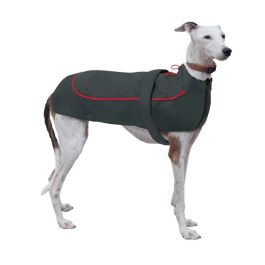 Nayeco X-Trek Chubasquero para Perro Rojo 40 cm Transpirable, Forro Polar, Cuello Ajustable, Protección Total Lluvia y Viento