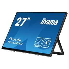 iiyama T2755QSC-B1 Monitor Táctil 27" QHD/2K IPS, 2560x1440, 75Hz, 5ms, USB-C, HDMI, DisplayPort, Altavoces, Negro