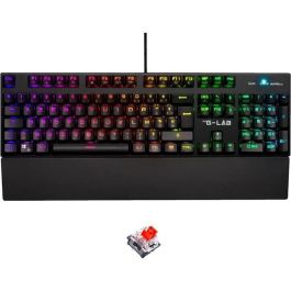 El Interruptor Rojo Mecánico G-Lab Keyz Rubidium y El Teclado Rgb Completamente Personalizables con Descanso de Muñeca Precio: 89.49999982. SKU: S7134069