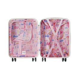 Karactermania Barbie Varsity Maleta Cabina ABS 4 Ruedas 55x38x20 cm