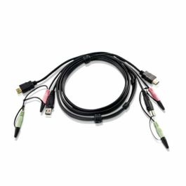 Aten 2L-7D02UH cable para video, teclado y ratón (kvm) 1,8 m Negro Precio: 35.95000024. SKU: B12WJJXJ9Y