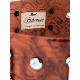 Pearl Philharmonic Snare Centre Exclusive Caja 14"x5" Bubinga/Maple/Bubinga Acabado Natural