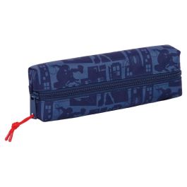 Safta Estuche Portatodo Spiderman Rectangular con Goma Elástica 40x70x220 mm