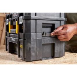 Stanley FMST1-71968 Caja de cajones Tstak-Fatmax, 6 compartimentos extraíbles, 9,5 L, 44x33.17x17.6 cm Stanley FMST1-71968 Caja de cajones Tstak-Fatmax, 6 compartimentos extraíbles, 9,5 L, 44x33.17x17.6 cm