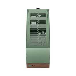 Fractal Design Terra FD-C-TER1N-03 Small Form Factor (SFF) Verde, Compatible con Mini-ITX, Aluminio y Nuez