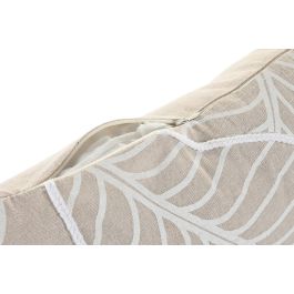 DKD Home Decor Cojín Boho Natural Blanco Algodón 45 x 45 cm (2 Unidades)