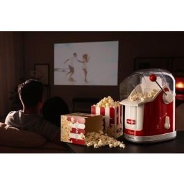 Ariete 2958/00 Máquina de Palomitas Party Time Roja Diseño Retro Años 50 Ideal para Snacks Naturales y Libres de Grasas