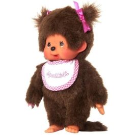 Bandai Monchhichi Muñeco de Peluche con Chupete y Babero Rosa para Niñas, 20 cm Precio: 29.88999959. SKU: S7125559