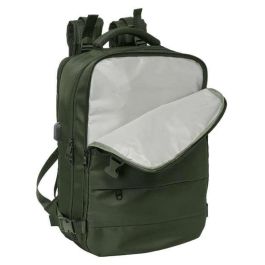 Safta Mochila de Viaje para Cabina de Avión y Portátil 15,6'' Real Betis Balompié - Color Verde, Dimensiones 440x290x190 mm