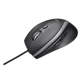 Logitech M500S Ratón con Cable Negro con Desplazamiento Hiperrápido, Precisión Láser y Botones Adelante/Atrás, Diseño Ergonómico