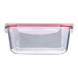San Ignacio Fiambrera hermética de vidrio borosilicato con tapa de plástico PP, 850 ml