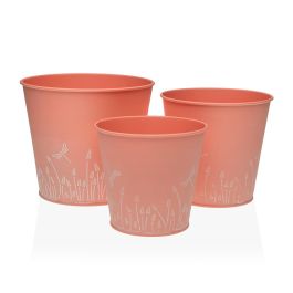 Maceta Redonda Zink S Orange Versa 14X12CM (2 Unidades) Maceta Redonda Zink S Orange Versa 14X12CM (2 Unidades)