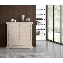 Giner y Colomer Comoda Madera de Mango Blanco Envejecido 90 cm