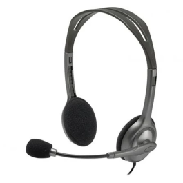 Logitech H111 Auriculares Estéreo con Micrófono Giratorio, Conexión Jack 3.5mm para PC, Móvil y Tablet Precio: 12.50000059. SKU: B1B9ZZ8WQJ