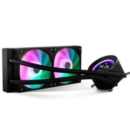 NOX Hummer X-240 LCD Refrigeración Líquida CPU AIO con Pantalla LCD, RGB, Radiador 240mm Negro - Compatible Intel/AMD