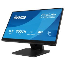 Iiyama T2254MSC-B2AG - Monitor Táctil de 21.5 Pulgadas (54.6 cm), Full HD (1920 x 1080), IPS, Panel LED, 4 ms, Altavoces Integrados, USB, Negro