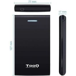 TooQ TQE-2526B Caja Externa Disco Duro 2.5" USB 3.1 (5Gbps) SATA III hasta 4TB UASP Plug & Play Compatible PC Mac Linux Negra TooQ TQE-2526B Caja Externa Disco Duro 2.5" USB 3.1 (5Gbps) SATA III hasta 4TB UASP Plug & Play Compatible PC Mac Linux Negra