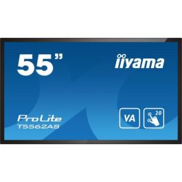 Monitor Iiyama 55" 4K 20P Tactil Ips (T5562AS-B1) 3840X2160 / Operacion 24/7 / Hdmix3 / Horizontal y Apaisado / 420Cd/M2, 1200:1, 8Ms, Usb Touch Interface, Rs232C / 16Gb Emmc / 2G Ram / 1Gb Embedded / Sd Card Slot / Eshare / Vesa 200 Mm Precio: 1884.79000006. SKU: B16JZ6BYEK