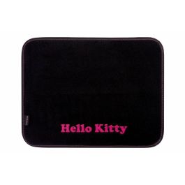 Hello Kitty KIT3013 Juego de 4 Alfombras de Moqueta para Coche Negras Antideslizantes Universales con Talonera de Goma Hello Kitty KIT3013 Juego de 4 Alfombras de Moqueta para Coche Negras Antideslizantes Universales con Talonera de Goma