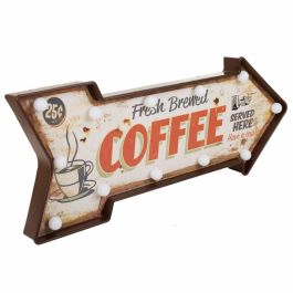 Placa de Pared Alexandra House Living Coffee Blanco Hierro 27 x 5 x 65 cm Iluminación Precio: 48.50000045. SKU: B1AKX6ZY9S