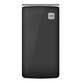 MyPhone Tango LTE Black - Teléfono plegable 4G con pantallas duales, USB Type-C, botones SOS e ICE, batería 1400mAh