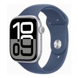Apple Watch Series 10 Smartwatch A3003 Correa Deportiva Denim Color Plata 46mm Precio: 580.49999986. SKU: B1BX97M33R