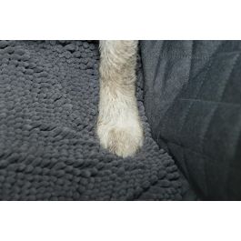 Dog Gone Smart Protector de Asientos de Coche Dirty Dog para Perros Color Gris 137x55 cm - Funda de Microfibra Resistente a Suciedad y Pelos