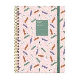 Agenda Anual (2026) Miquelrius Grafica Espiral Tapa Extra Con Goma Plus 155X213 S/V Confeti Precio: 10.89. SKU: B139AK9JYG
