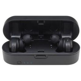 Audio-Technica ATH-CKR7TW Auriculares Inalámbricos True Wireless Intraaurales para Música y Llamadas Negro