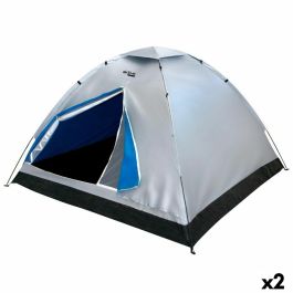 Tienda de Campaña Aktive 4 personas 205 x 130 x 205 cm (2 Unidades) Precio: 61.49999966. SKU: B187ZLHDLS