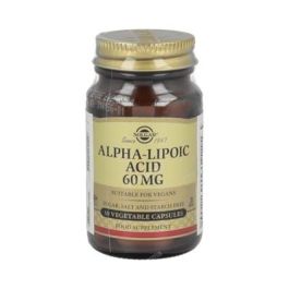 SOLGAR Ácido Alfa Lipoico 60mg, 30 Vegicaps – Contribuye al Normal Funcionamiento Hepático y Metabolismo de Glucosa Precio: 23.8900002. SKU: B13937NPE7