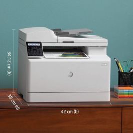 HP M183fw Color LaserJet Pro MFP Impresora Láser Multifunción: Impresión, Escáner, Copia, Fax. WiFi y HP Smart App HP M183fw Color LaserJet Pro MFP Impresora Láser Multifunción: Impresión, Escáner, Copia, Fax. WiFi y HP Smart App