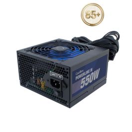 Coolbox Fuente de Alimentación ATX 550W PowerLine III, 85% Eficiencia, Certificado 80 Plus, PFC Activo, Ventilador 120mm Silencioso, Protecciones OVP/SCP Precio: 34.50000037. SKU: B15CVAWZ3H