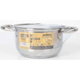 Cacerola Inde 16 cm (2L) Acero Inoxidable con Tapa New Ner (6 Unidades) Cacerola Inde 16 cm (2L) Acero Inoxidable con Tapa New Ner (6 Unidades)