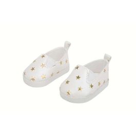 Muñecas Arias Set Zapatos Blanco con Estrellitas para Muñecos de 40 cm
