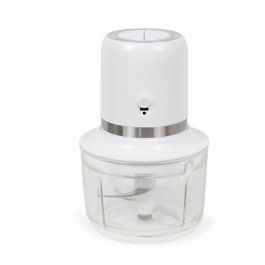 Livoo AUC3523930101007 Picadora eléctrica inalámbrica, 200 W, 2 velocidades, vaso 1.2 L, 4 cuchillas de acero, color Blanco
