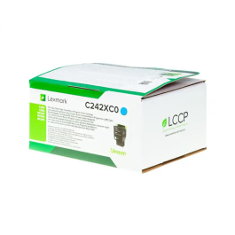 Lexmark Cartucho de tóner Cian Láser Rendimiento prolongado 3500 páginas Precio: 165.5000006. SKU: S8412069