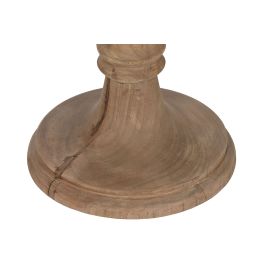 DKD Home Decor Lámpara de Pie Item Home Madera y Yute Tallada 58 x 178 x 58 cm