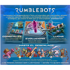 dV Giochi Rumblebots DVG9067 Juego de Mesa Estratégico de Combate de Bots para +12 Años