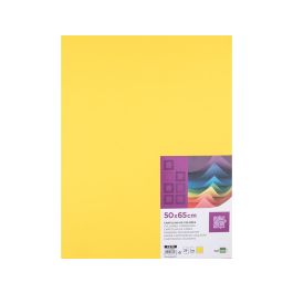 Cartulina Liderpapel 50x65 cm 240 gr-M2 Amarillo Limon Paquete De 25 Hojas