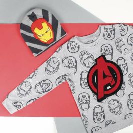 Cerdá Gorro de punto para Niños | Diseño Avengers Iron Man | 100% Acrílico | Color Gris | Edad Recomendada 3-12 Años Cerdá Gorro de punto para Niños | Diseño Avengers Iron Man | 100% Acrílico | Color Gris | Edad Recomendada 3-12 Años