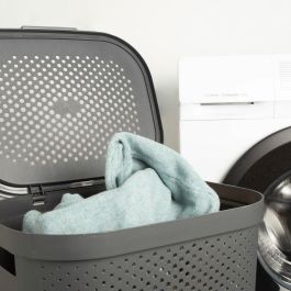 Cesto para la Ropa Sucia Curver INFINITY Gris Plástico 60 L 44 x 60 x 35 cm (6 Unidades)